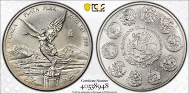 2003-Mo Onza Libertad Ag MS65