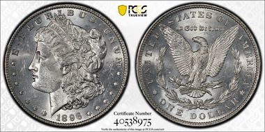 1896 $1 MS61
