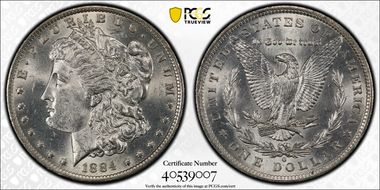 1884-O $1 MS62