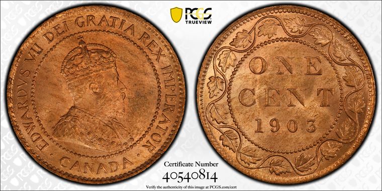 Cert 40540814 - Coin Image