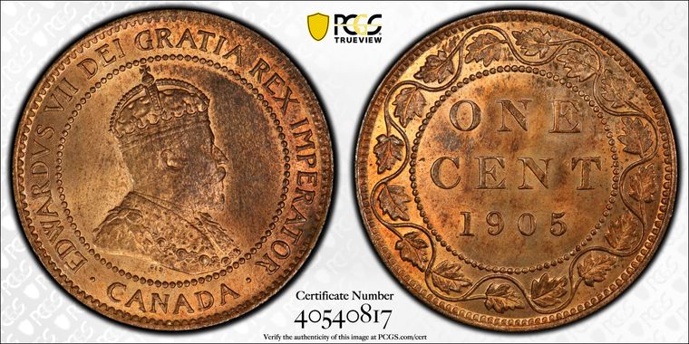 Cert 40540817 - Coin Image