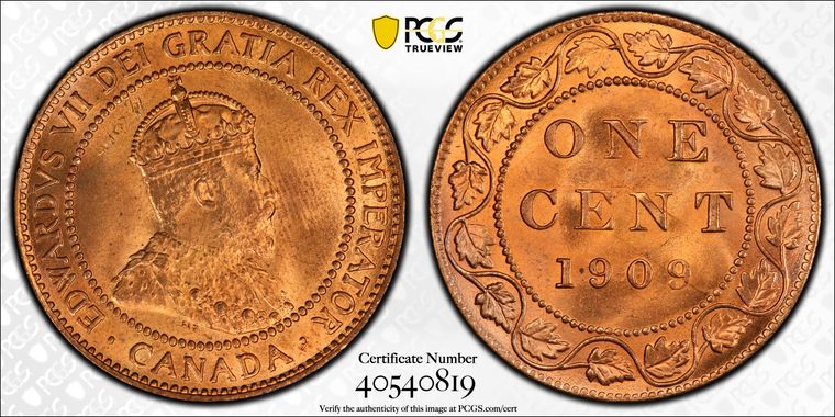 Cert 40540819 - Coin Image