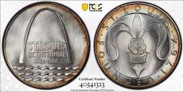 1964 Medal St. Louis Bicentennial MS67