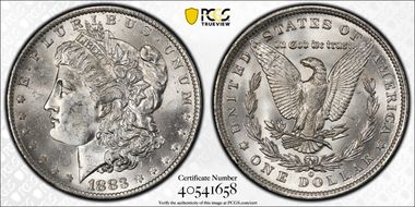 1883-O $1 MS63