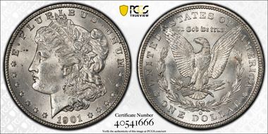 1901-O $1 MS62