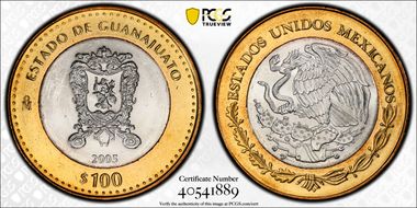 2005-Mo 100 P Guanajuato MS64