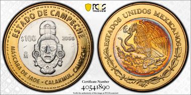 2006-Mo 100 P Estado de Campeche MS63