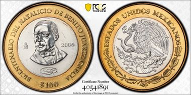 2006-Mo 100 P 200th Anniv Garcia MS65