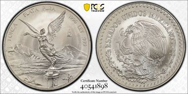 1996-Mo Onza Libertad Ag MS67