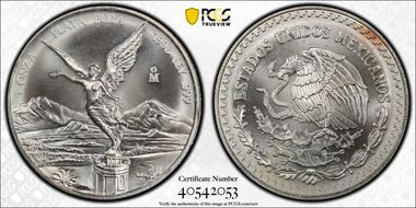 1998-Mo Onza Libertad Ag MS68