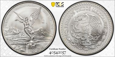 1998-Mo Onza Libertad Ag MS68