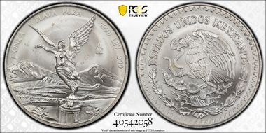 1998-Mo Onza Libertad Ag MS65+