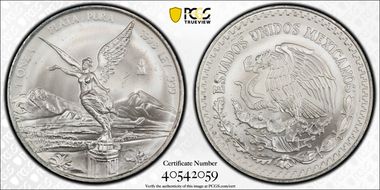 1998-Mo Onza Libertad Ag MS65+