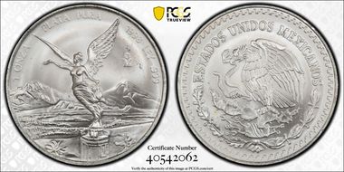 1998-Mo Onza Libertad Ag MS66