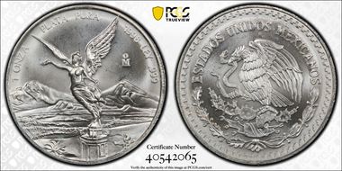 1998-Mo Onza Libertad Ag MS66