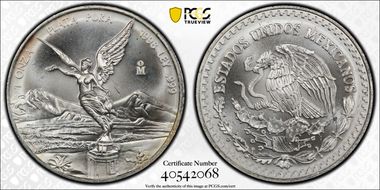 1998-Mo Onza Libertad Ag MS66