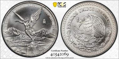 1998-Mo Onza Libertad Ag MS66+