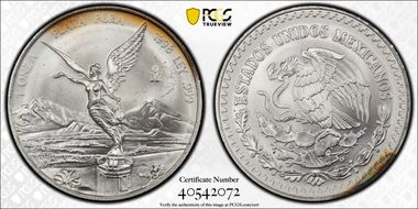 1998-Mo Onza Libertad Ag MS65+