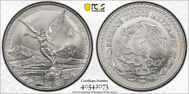 1998-Mo Onza Libertad Ag MS66