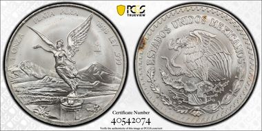 1998-Mo Onza Libertad Ag MS66