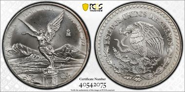 1998-Mo Onza Libertad Ag MS66