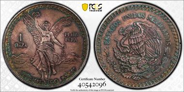 1992-Mo Onza Libertad Ag MS66+