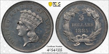 1885 $3 J-1753 PR64