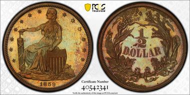 1859 50C J-250 PR65BN