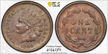 1859 1C AU53