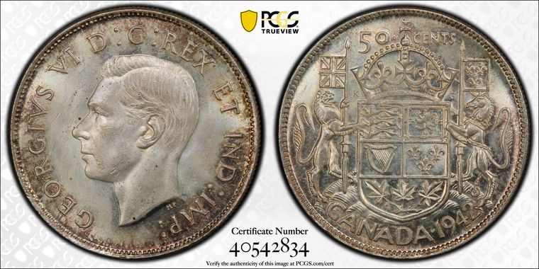 Cert 40542834 - Coin Image