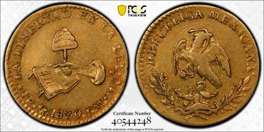 1830/29-Mo JM Escudo AU50