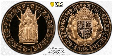 1989 £2 500th Ann. Sovereign S-SD3 PR69DCAM