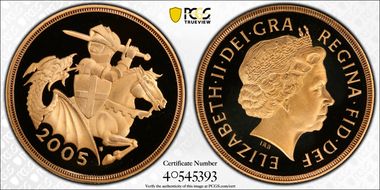 2005 £2 S-SD6 St. George PR69DCAM