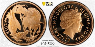 2012 1/4 Sov S-SA2 Jubilee PR69DCAM