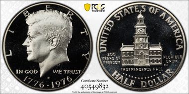 1976-S 50C Silver PR70DCAM