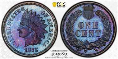 1875 1C PR66BN
