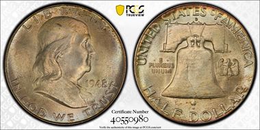 1948-D 50C MS66+ FBL