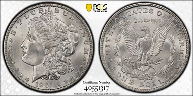 1901-O $1 MS66