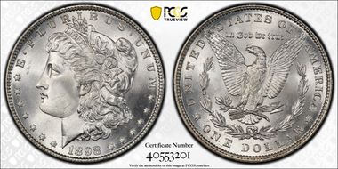 1898 $1 MS67+