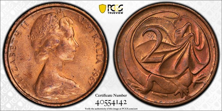 Cert 40554142 - Coin Image