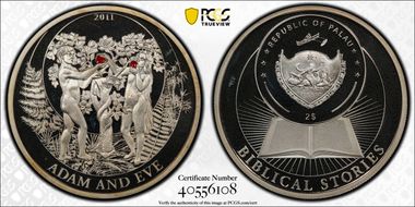 2011 $2 Adam and Eve PR68DCAM