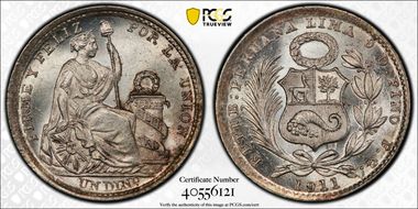 1911-FG/JF Dinero KM-204.2 MS64