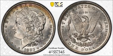 1883-O $1 MS64