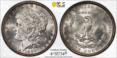 1886 $1 MS62