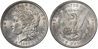 1888-O $1 MS62