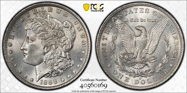 1888-O $1 MS62