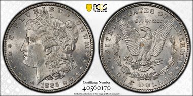 1885 $1 MS62