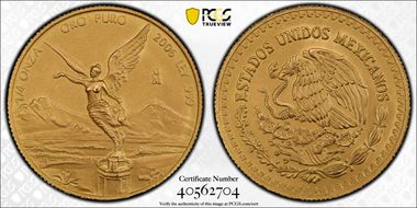 2006-Mo 1/4 oz Libertad Au MS65