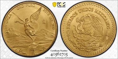 2013-Mo 1/4 oz Libertad Gold MS69