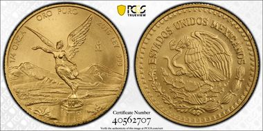 2016-Mo 1/4 oz Libertad Gold MS69
